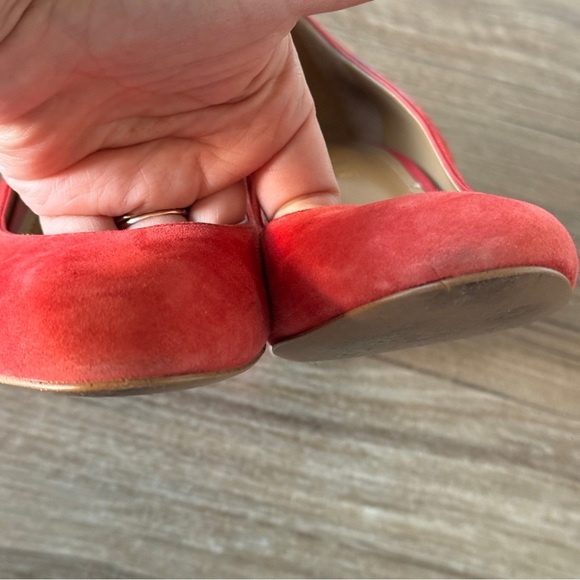 Coach Georgina Red Suede Pump Size 8.5 heels - Picture 9 of 11